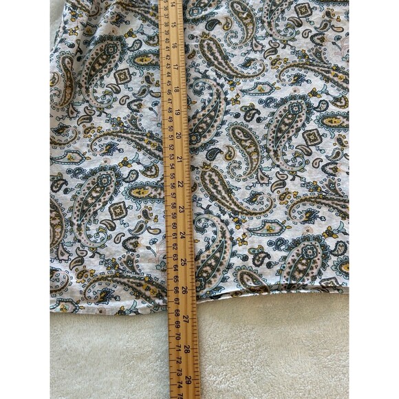 Talbots 3 Shirts LOT Bundle Extra Large 16 Floral Paisley Button Pop Over - Picture 6 of 16